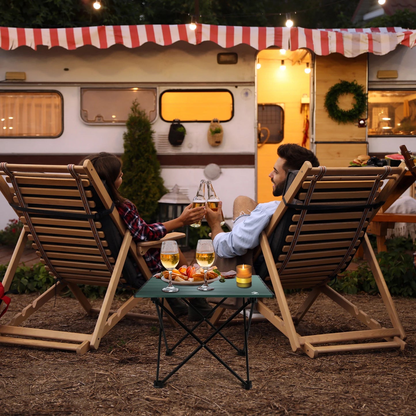 VILLEY Portable Camping Side Table