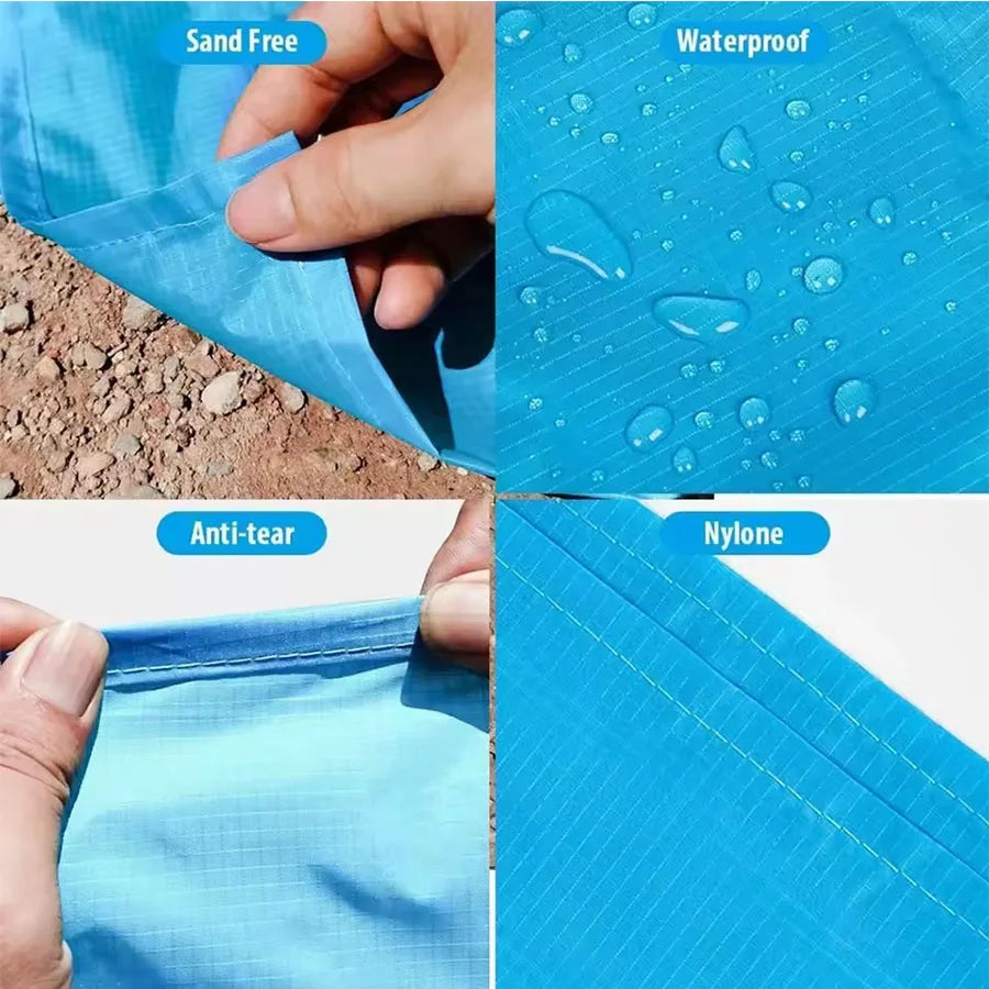 Beach Blanket, Waterproof and Sandproof Large, 2-3 Adult