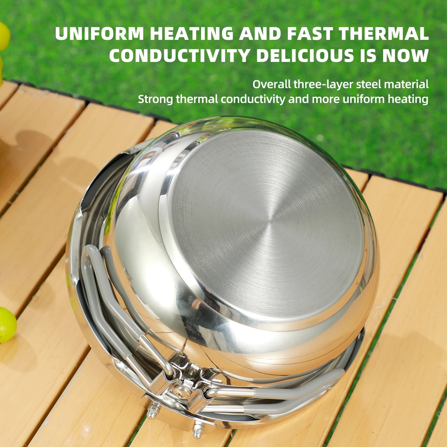 304 stainless steel pressure cooker, suitable for all stoves