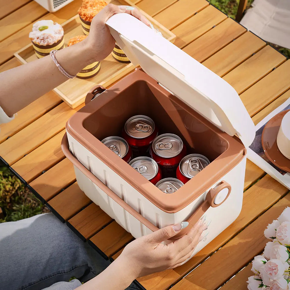 6/5L Cooler Box, Portable Car Ice Chest, Picnic Lunch Box