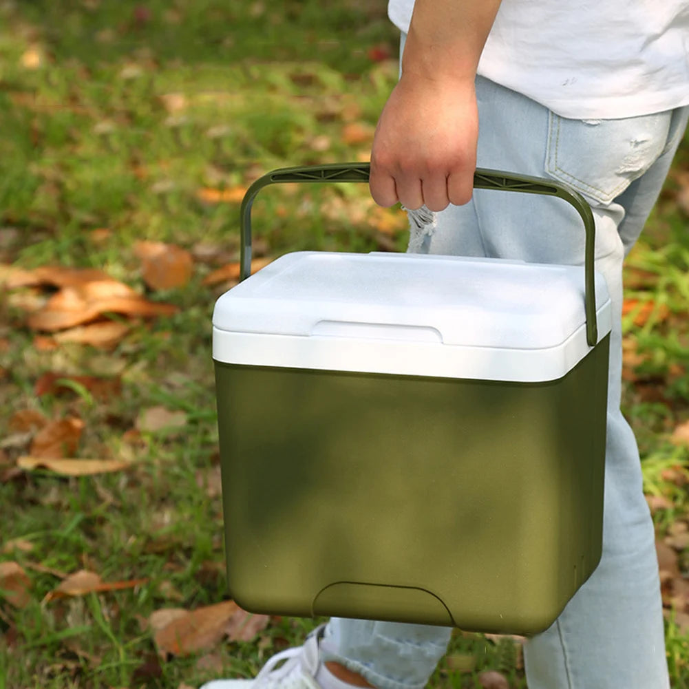 5/6/13L Cooler Box, Portable Camping, Large Capacity Car Ice Bucket