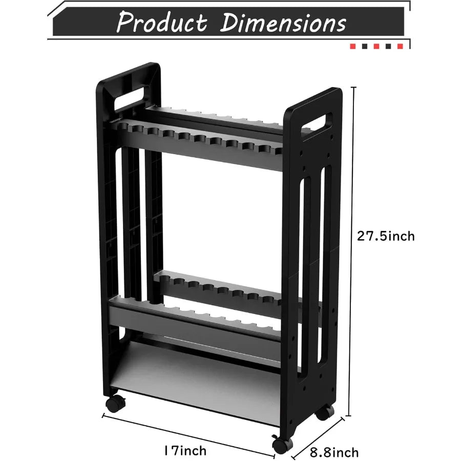 Fishing Rod Holder for Garage Storage:  Up to 16 Rod and Reel Combos
