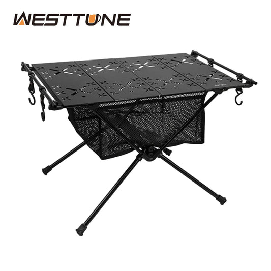 WESTTUNE Folding Aluminum Lightweight Portable Table