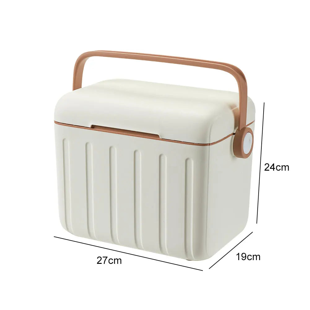 6/5L Cooler Box, Portable Car Ice Chest, Picnic Lunch Box