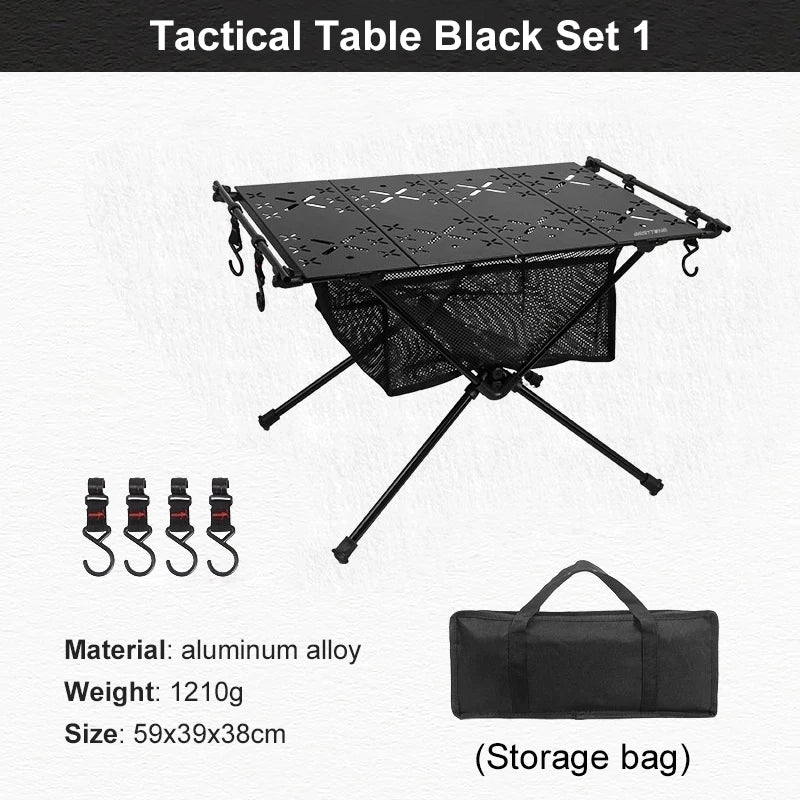 WESTTUNE Folding Aluminum Lightweight Portable Table