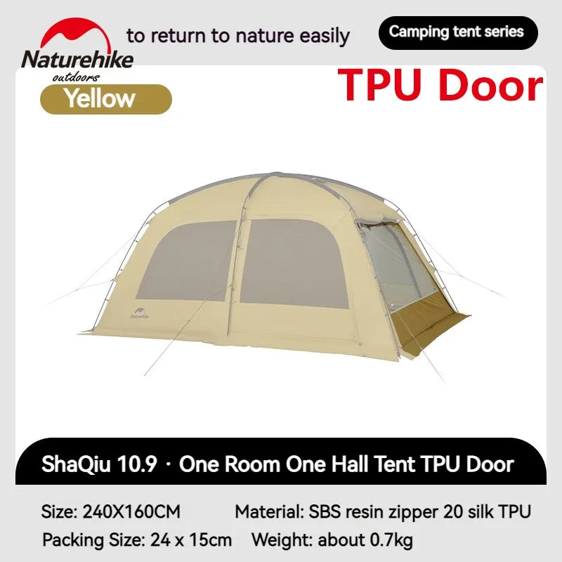 Naturehike Dunes Camping Tent, 6 People, 4 Seasons, Extended Canopy