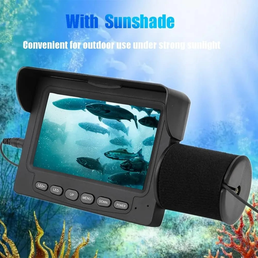 Fish Finder kit, underwater fishing camera 4.3 "display, portable video fish finder