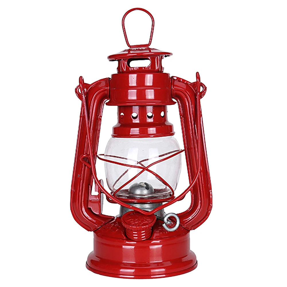 Retro Fuel Camping Lanterns, Portable Hurricane Table Lamps