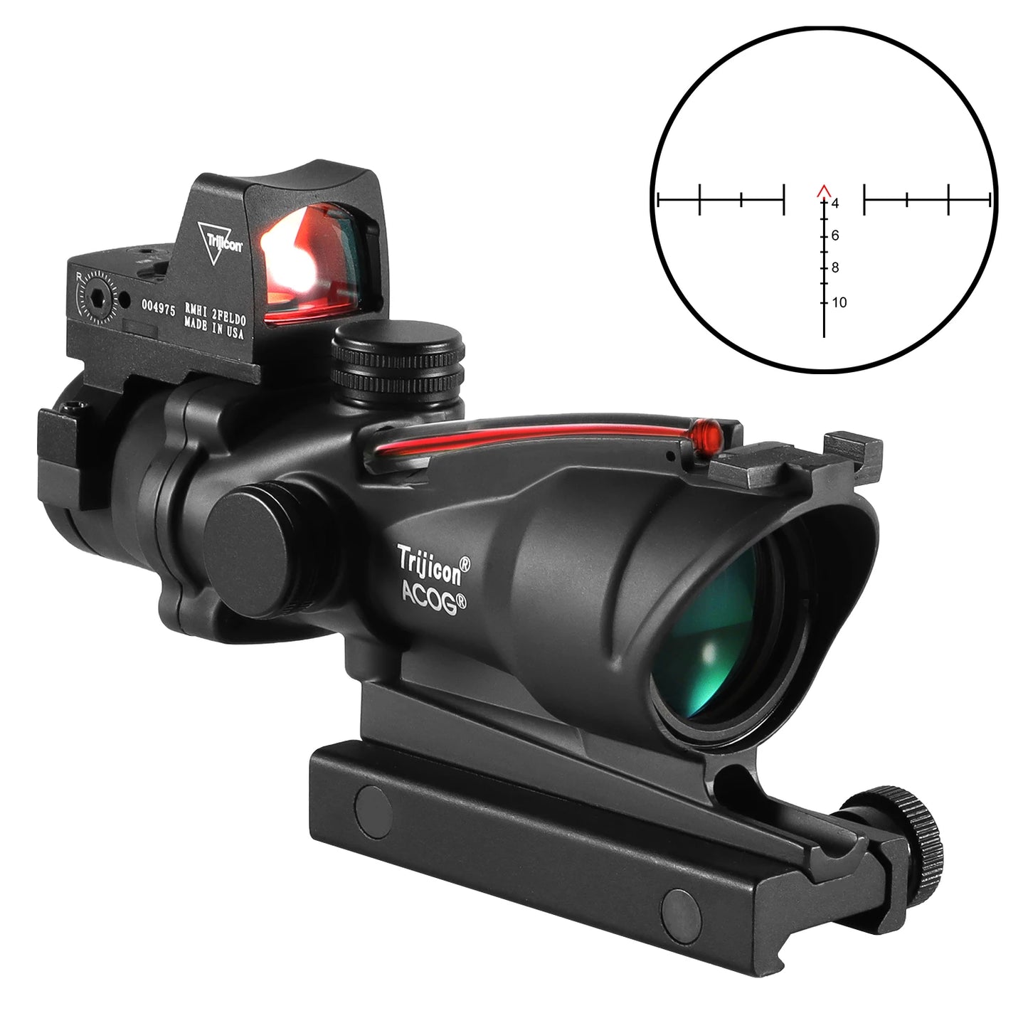Adjustable 4x32 Red Dot Tactical Scope for Hunting