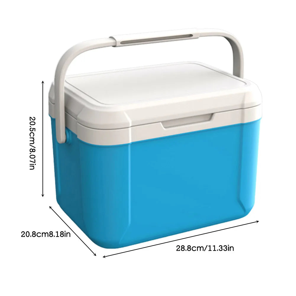 5/6/13L Cooler Box, Portable Camping, Large Capacity Car Ice Bucket