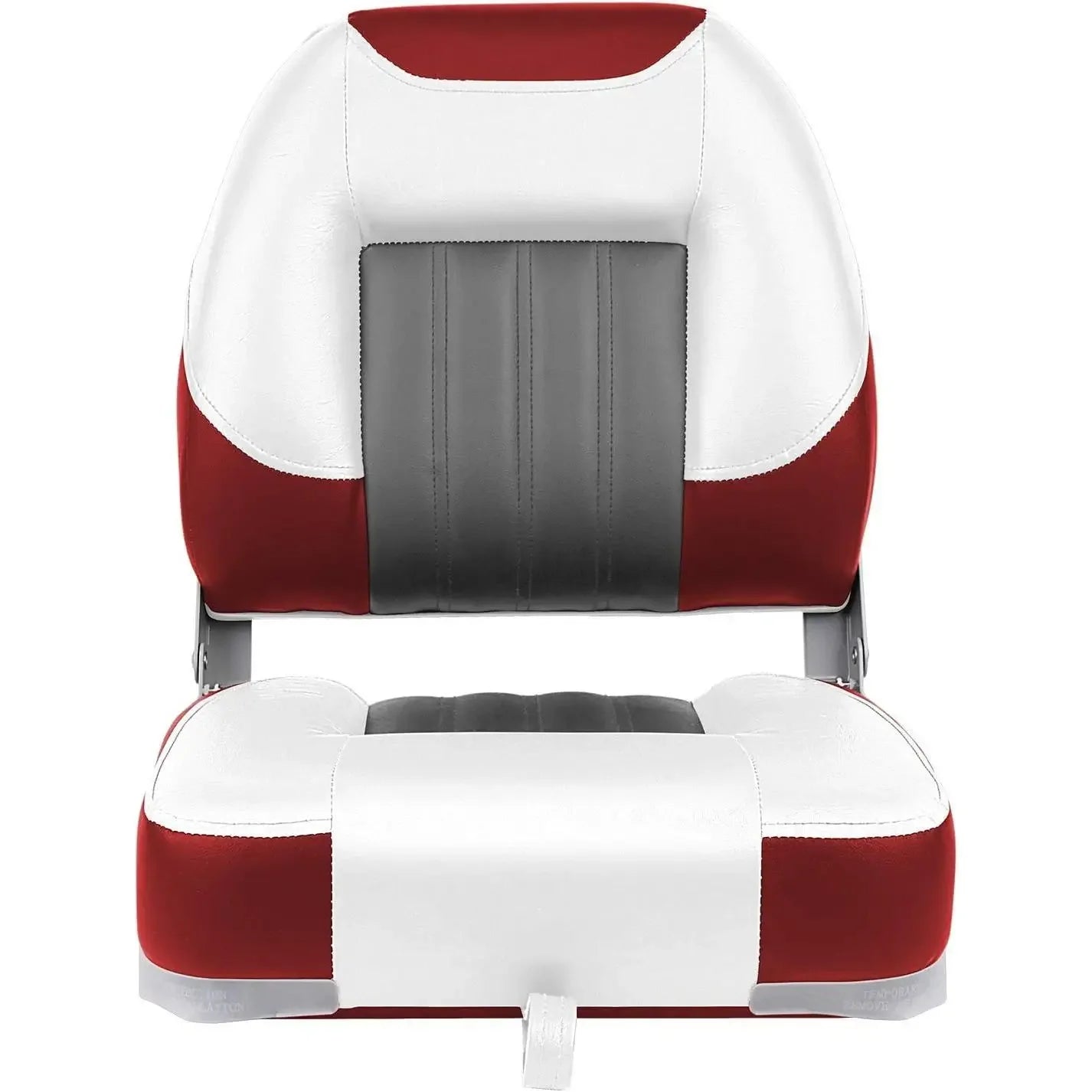 Deluxe Low/High Back Boat Seat, Fold-Down Fishing Boat Seat