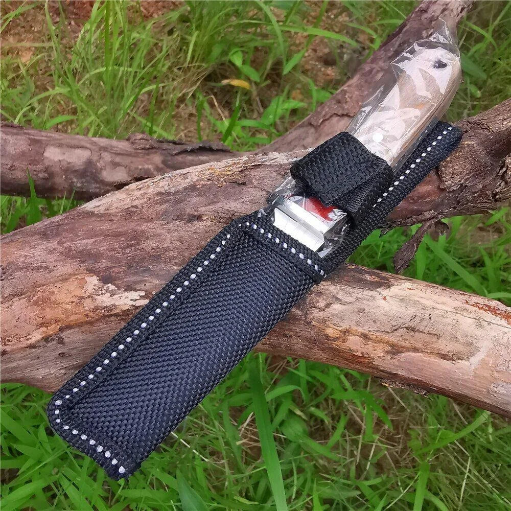 Stainless Steel Fixed Blade Sharp Outdoor Portable Multi-functional Camping Tool