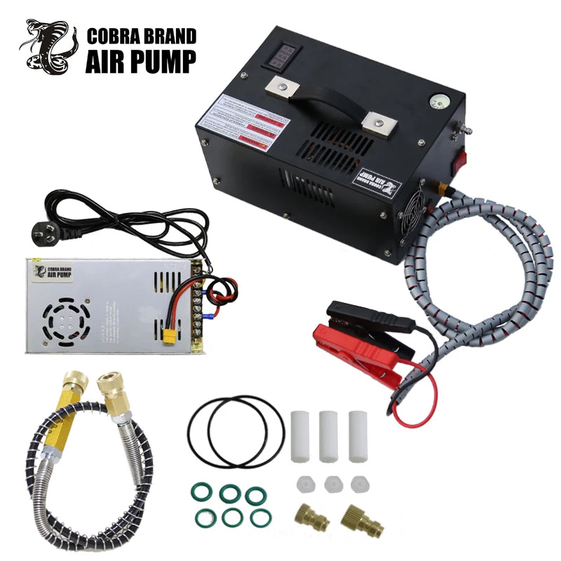 4500psi 12v Pcp Compressor 110 220V Transformer 4500psi Pneumatic Airgun Rifle Inflator