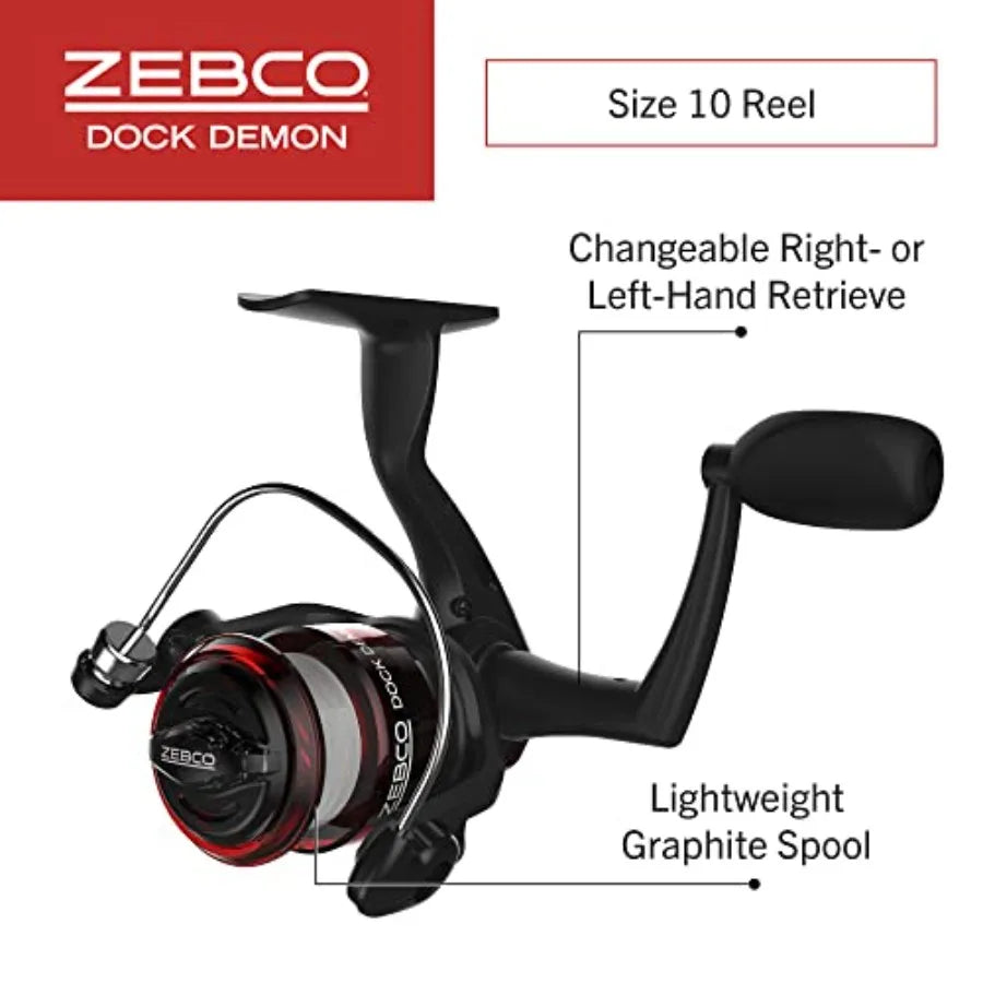 30Inch Durable Fiberglass Fishing Rod and QuickSet AntiReverse Spinning Reel Combo