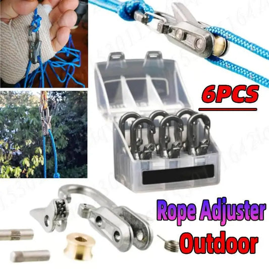 Rope Adjuster Outdoor Rope Stopper, Tightener