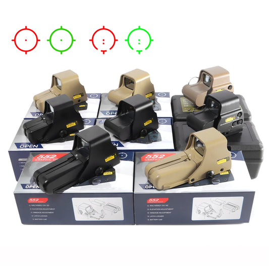 551 552 553 558 Red Green Dot Holographic Sight, Scope Hunting Reflex Sight