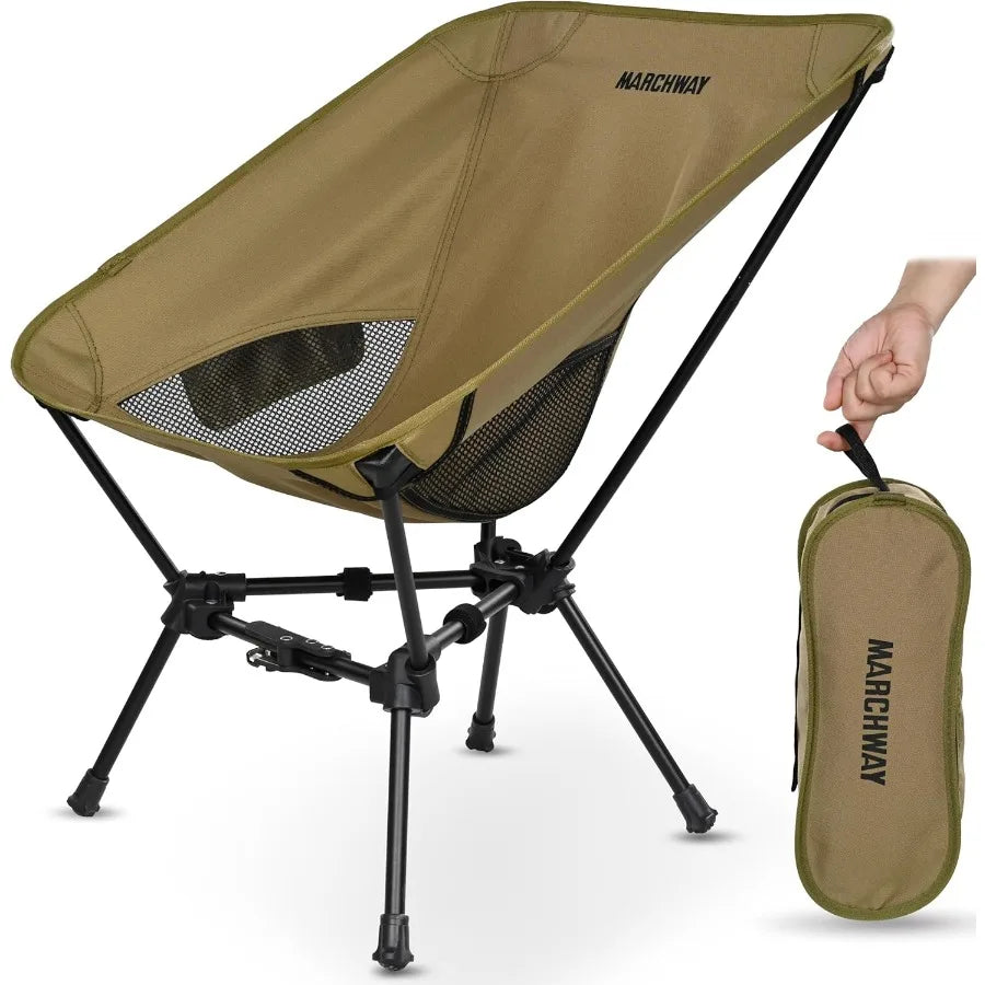 Lightweight Folding Camping Chair with Spring Lock