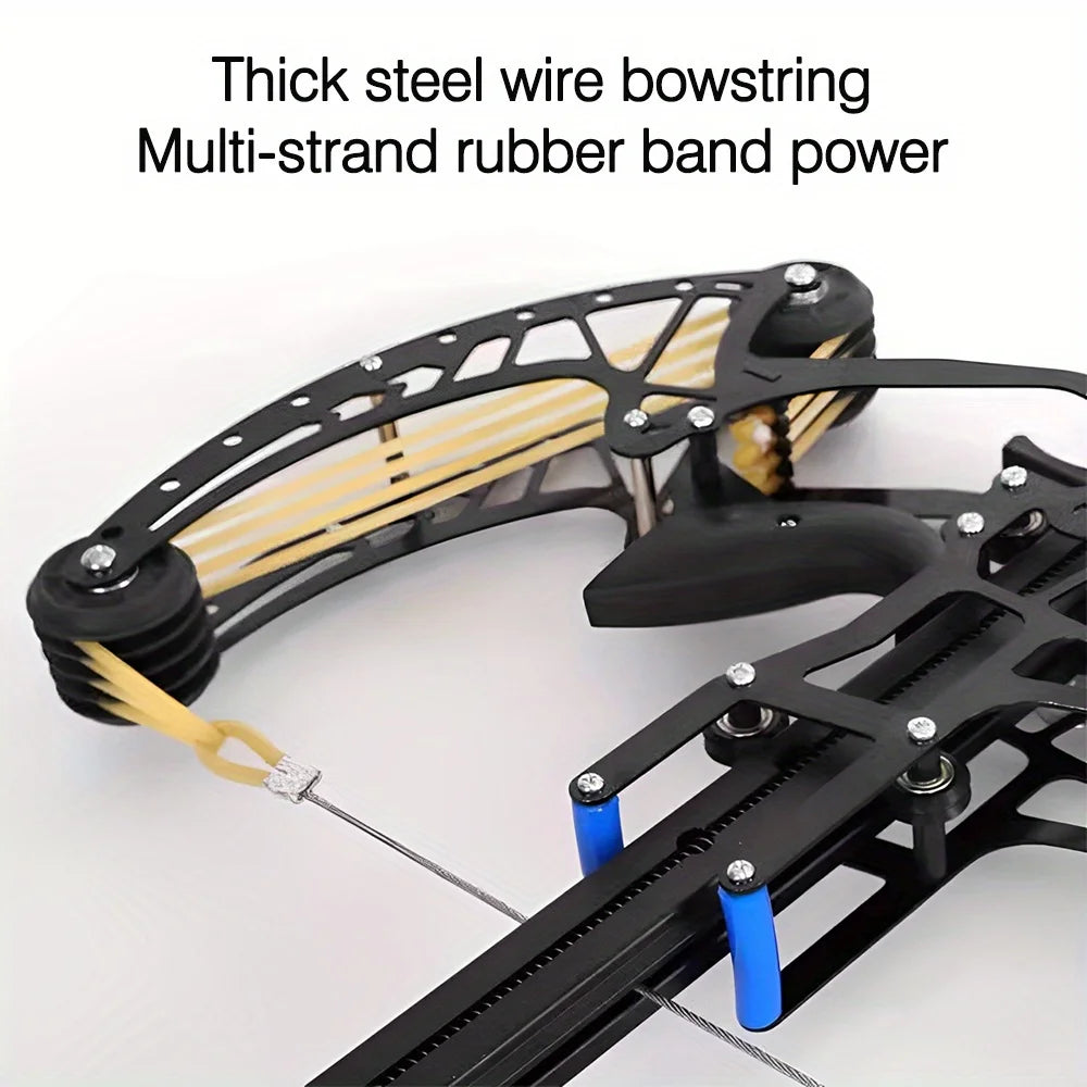 High Precision 50-Shot Full Metal Compound Bow, Steel Ball/Arrow with Sight
