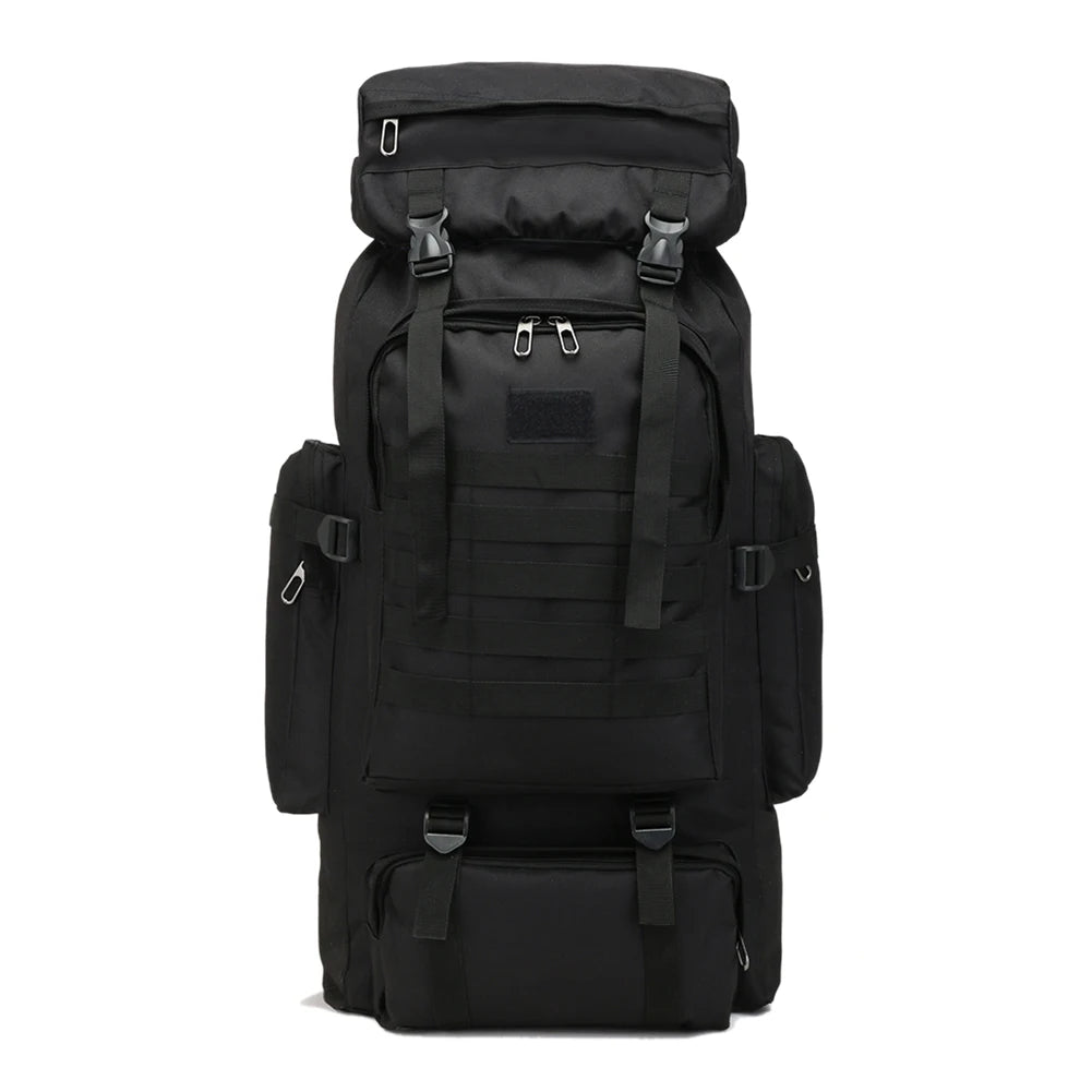 80L Tactical Backpack, Outdoor Military Rucksacks, Camping/Fishing/Hunting Knapsack