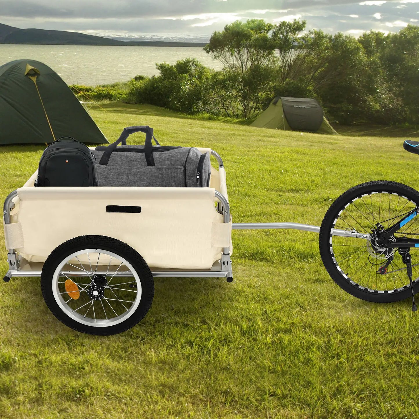 Bicycle Trailer 50Kg Load Transport Trailer