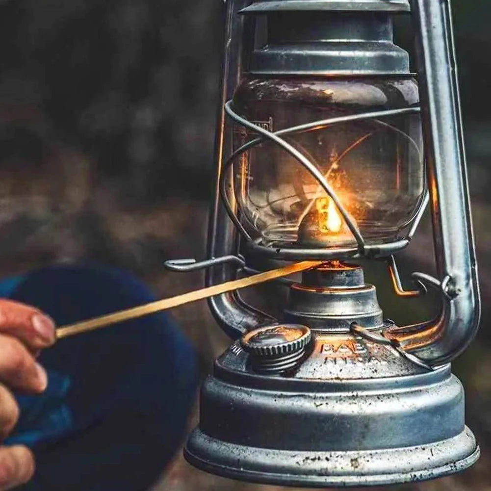 Retro Fuel Camping Lanterns, Portable Hurricane Table Lamps