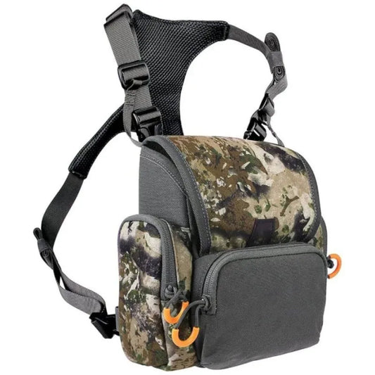 Bino Harness with Rain Cover with Rangefinder Pocket, Adjustable Large Capacity Bino Case
