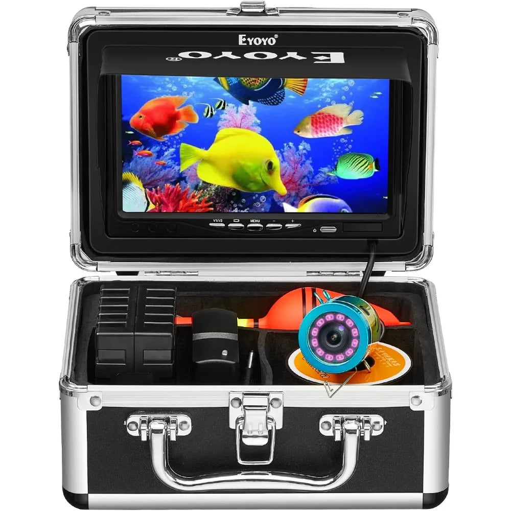 Underwater fishing camera 7 inch LCD fish finder, Waterproof