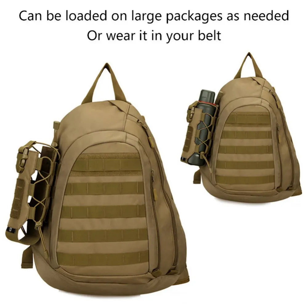 Outdoor Climbing Mountaineering, Hiking, Camping, Travel Nylon Bag Water Bottle Holder