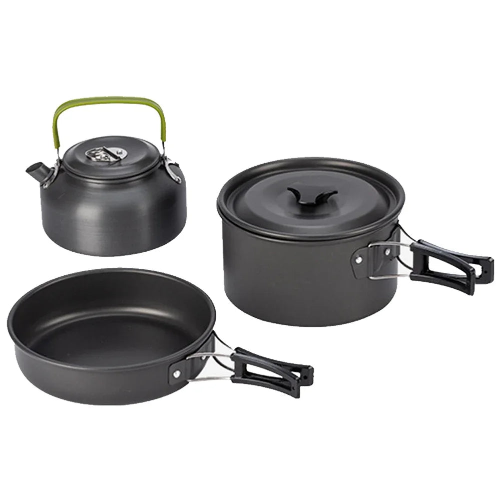 3PCS Outdoor Camping Pot Set