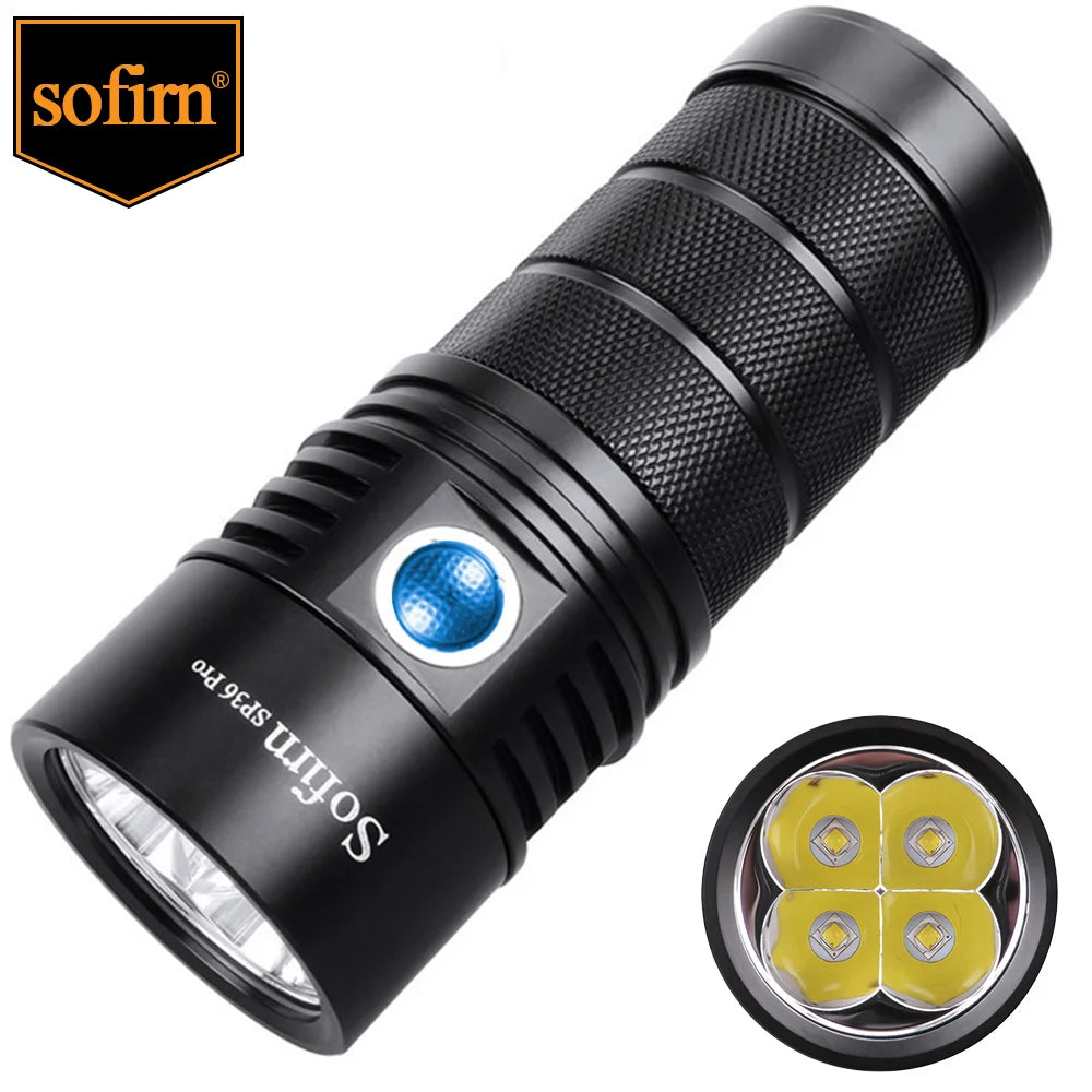 Powerful LED Flashlight, Rechargeable