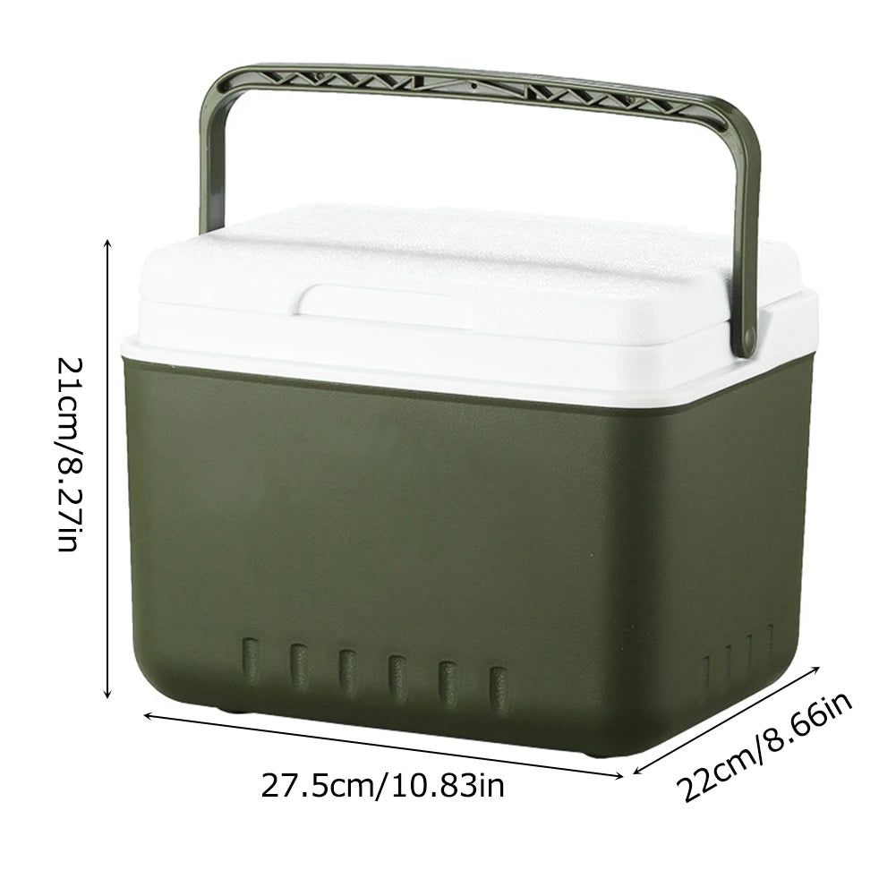 5/6/13L Cooler Box, Portable Camping, Large Capacity Car Ice Bucket