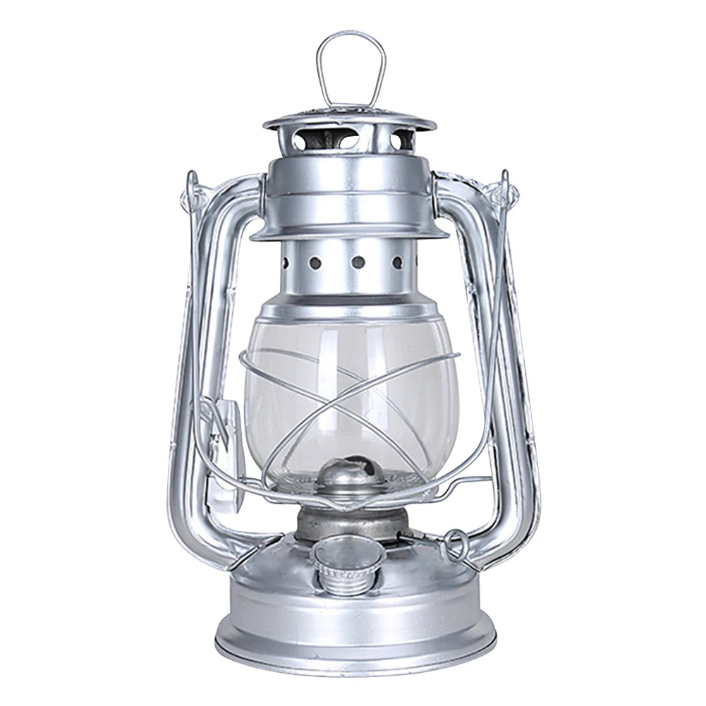 Retro Fuel Camping Lanterns, Portable Hurricane Table Lamps