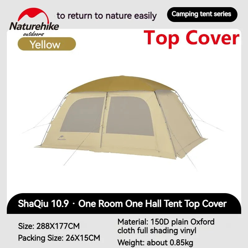Naturehike Dunes Camping Tent, 6 People, 4 Seasons, Extended Canopy