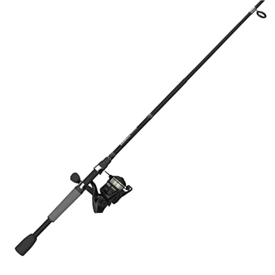 Spinning Reel and Fishing Rod Combo with Split ComfortGrip Rod Handle