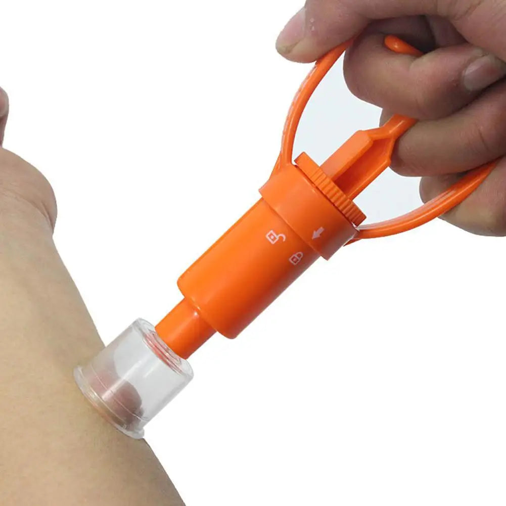 Outdoor Safety Snake Bite Venom Extractor Pump, Poison Remover