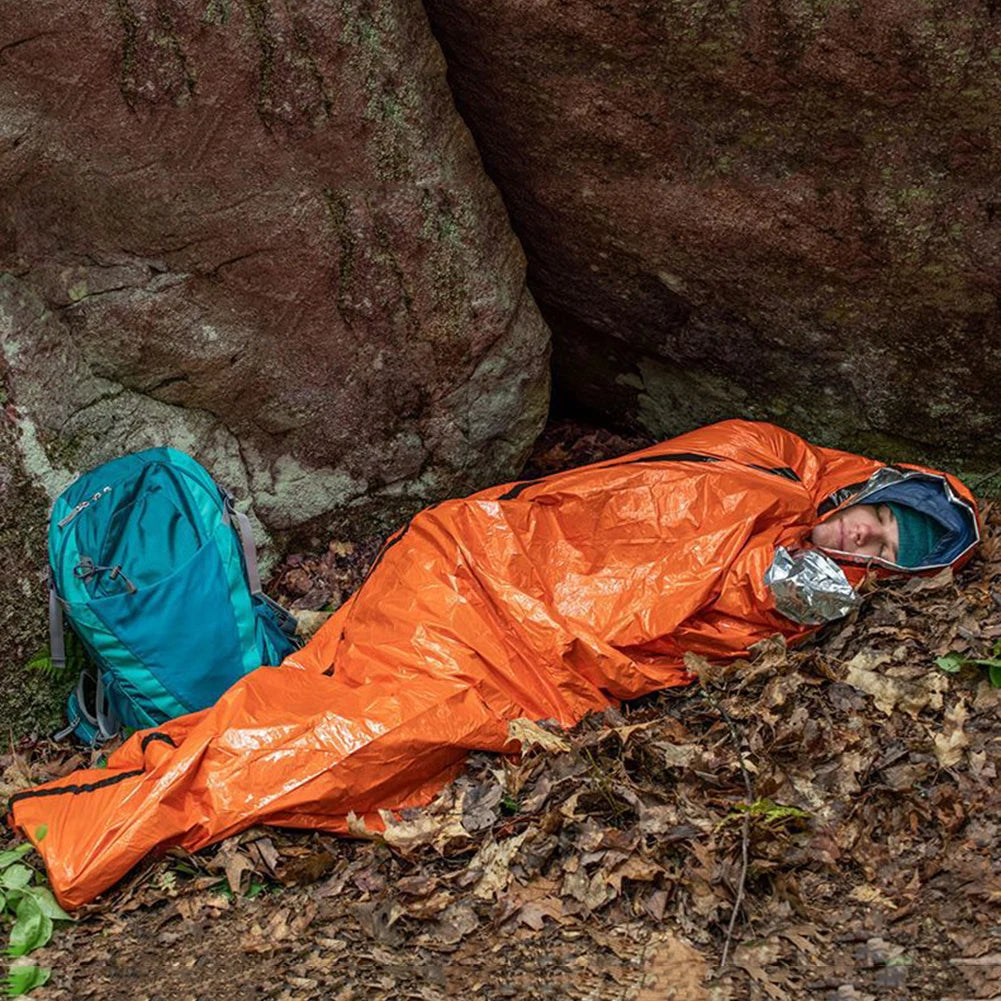 Portable Survival Blanket PE Aluminum Film