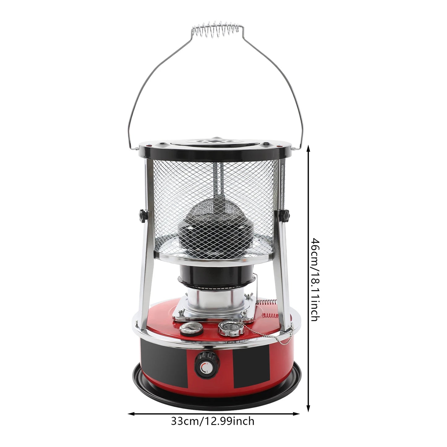 Portable Kerosene Heater, Winter Outdoor Liftable Heater for Ice Fishing/ Outdoor Home Barbecue