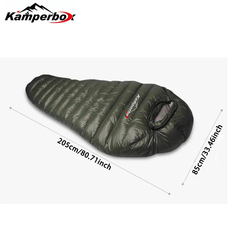 Kamperbox Cold Temperature, Winter Down Sleeping Bag