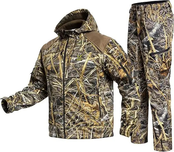 Quiet Hunting Suit, Camouflage Softshell Clothes