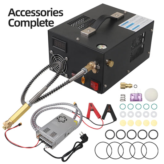 4500psi 12v Pcp Compressor 110 220V Transformer 4500psi Pneumatic Airgun Rifle Inflator