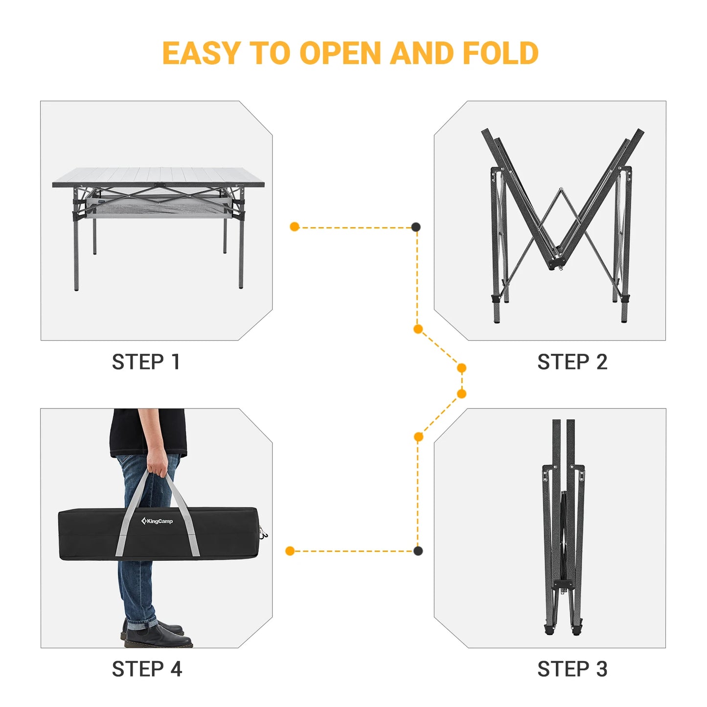 KingCamp Camping Folding Table