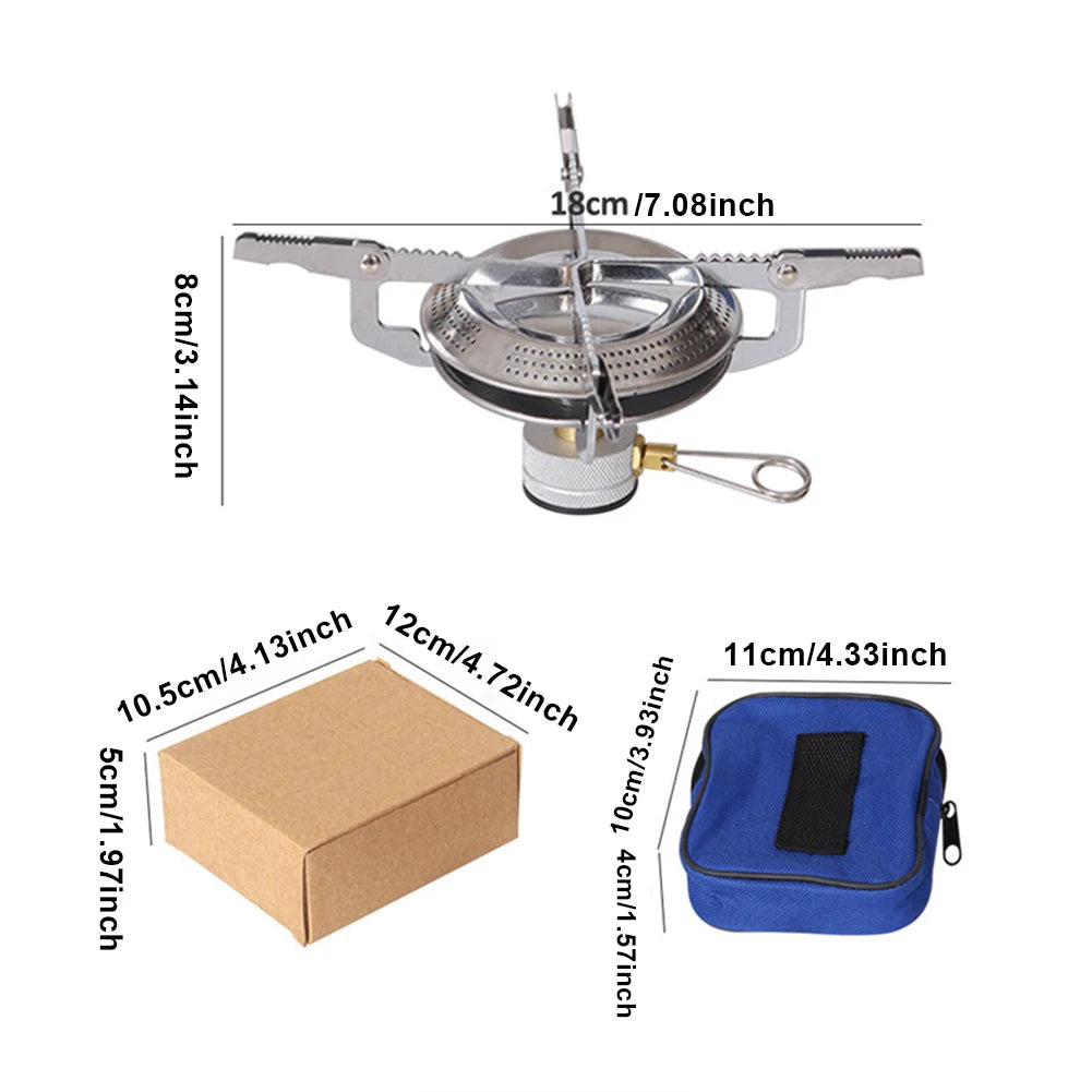 Portable Outdoor Camping Gas Stove, Small, Lightweight