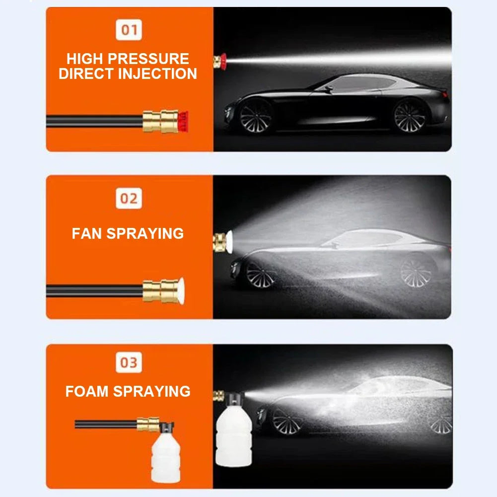 High Pressure Car Washer Wireless Car Wash Machine 4000mAh Rechargeable