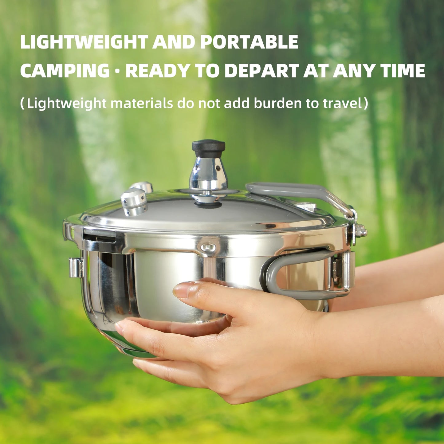 304 stainless steel pressure cooker, suitable for all stoves