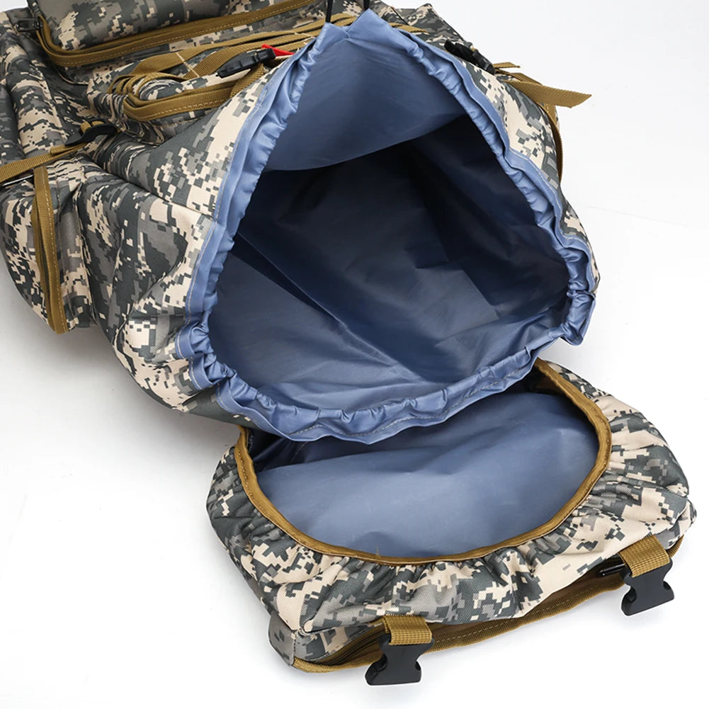 80L Tactical Backpack, Outdoor Military Rucksacks, Camping/Fishing/Hunting Knapsack