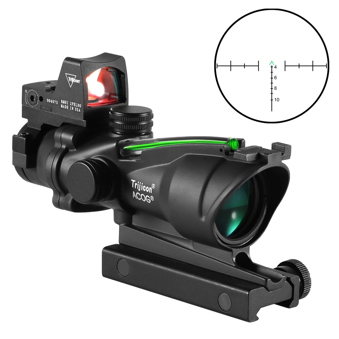 Adjustable 4x32 Red Dot Tactical Scope for Hunting