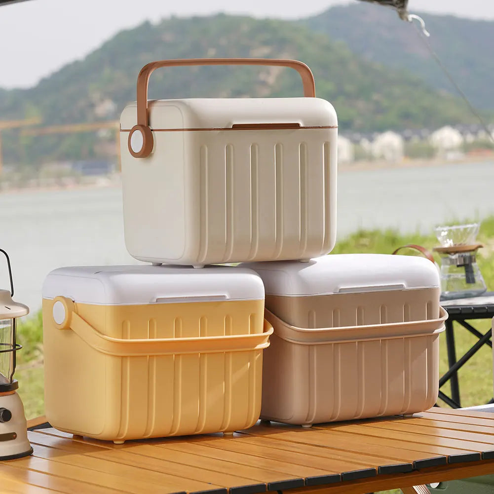 6/5L Cooler Box, Portable Car Ice Chest, Picnic Lunch Box