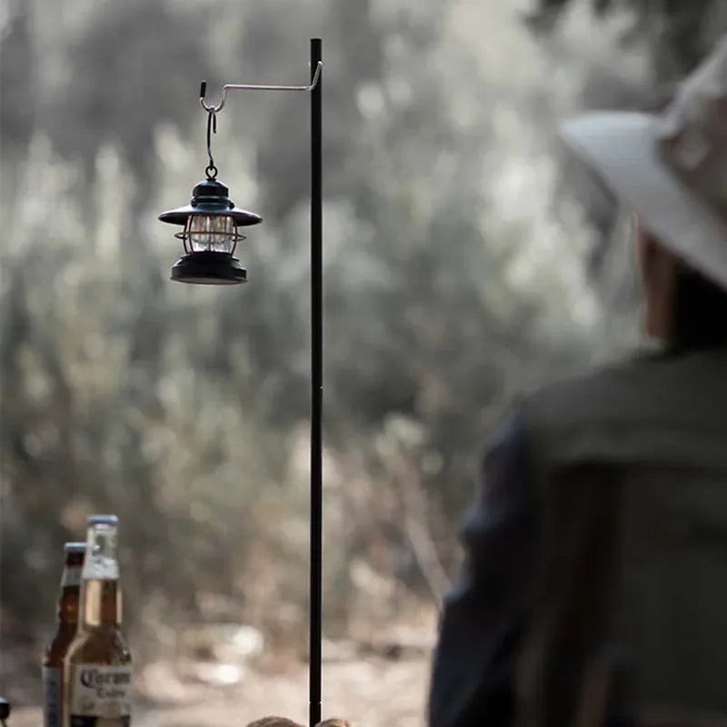Camping Light Stand Ultralight Table Lantern Lamp Hanger Portable Detachable Lantern Holder Lighting Brackets Tourist Equipment
