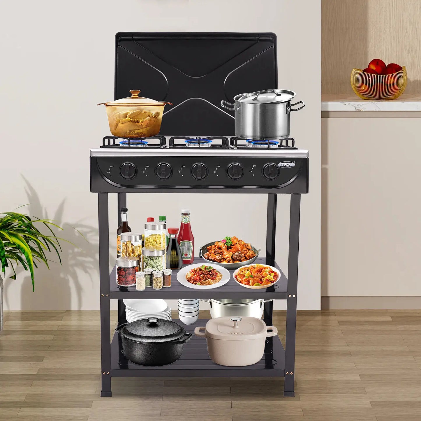 Outdoor 5-Burner Gas Stove