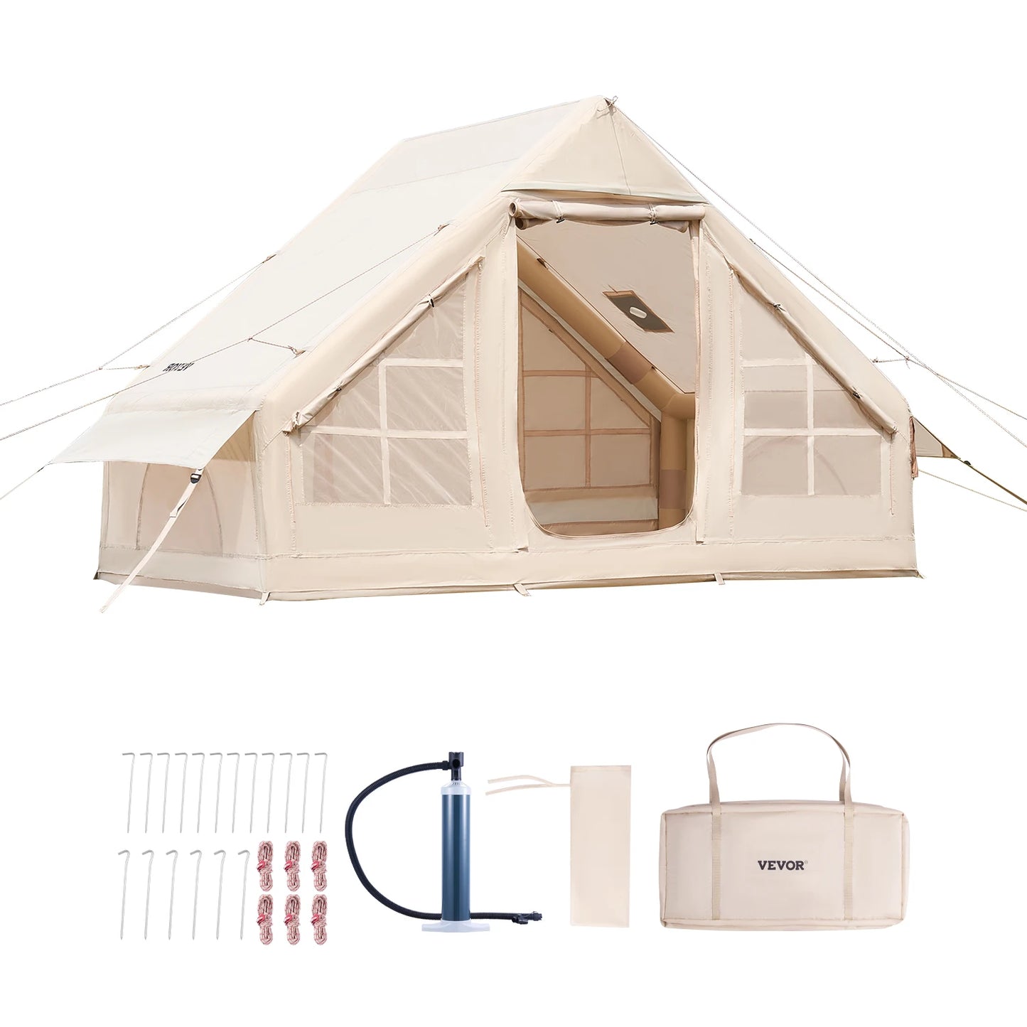 inflatable Tents for Camp, Easy Setup Blow up Tent